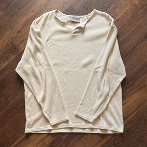 Fear of God Cream Long Sleeve Henley